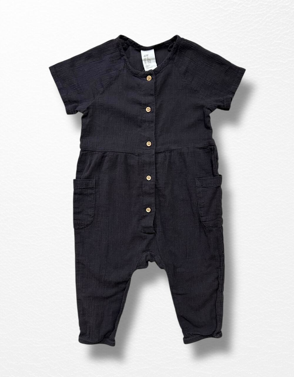H&M Cotton Muslin Jumpsuit, 12 Months
